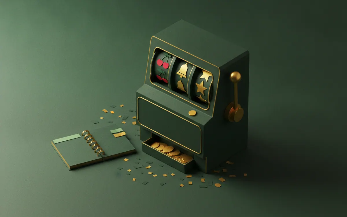 Kiraz, çan ve yıldız makaralı kollu slot makinesi: slot oyunları