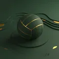 Altın dikişli voleybol topu: voleybol simgesi